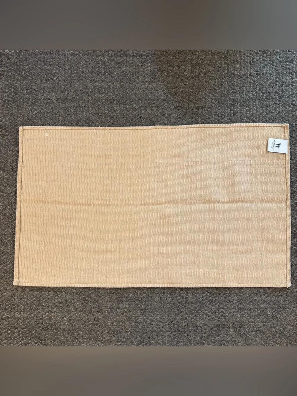 Wamsutta tan/beige Textured Bath Mat
